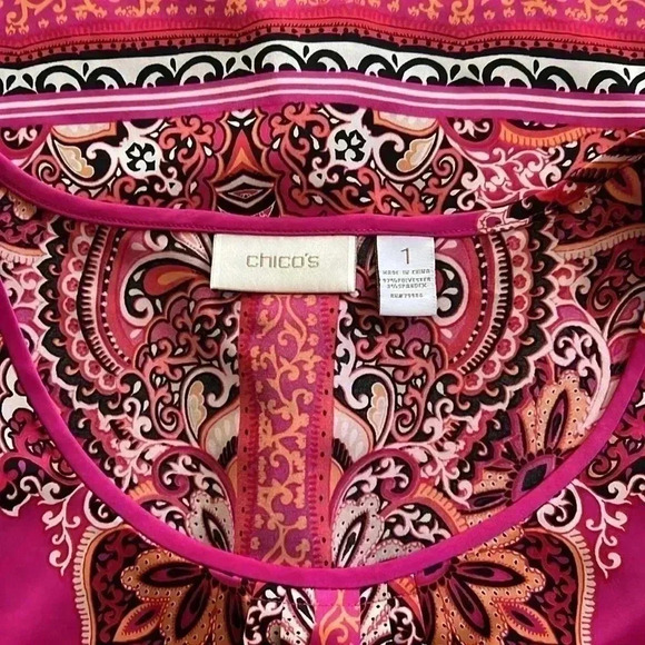 Chico’s Woman’s Tank Blouse A923 - Picture 3 of 3